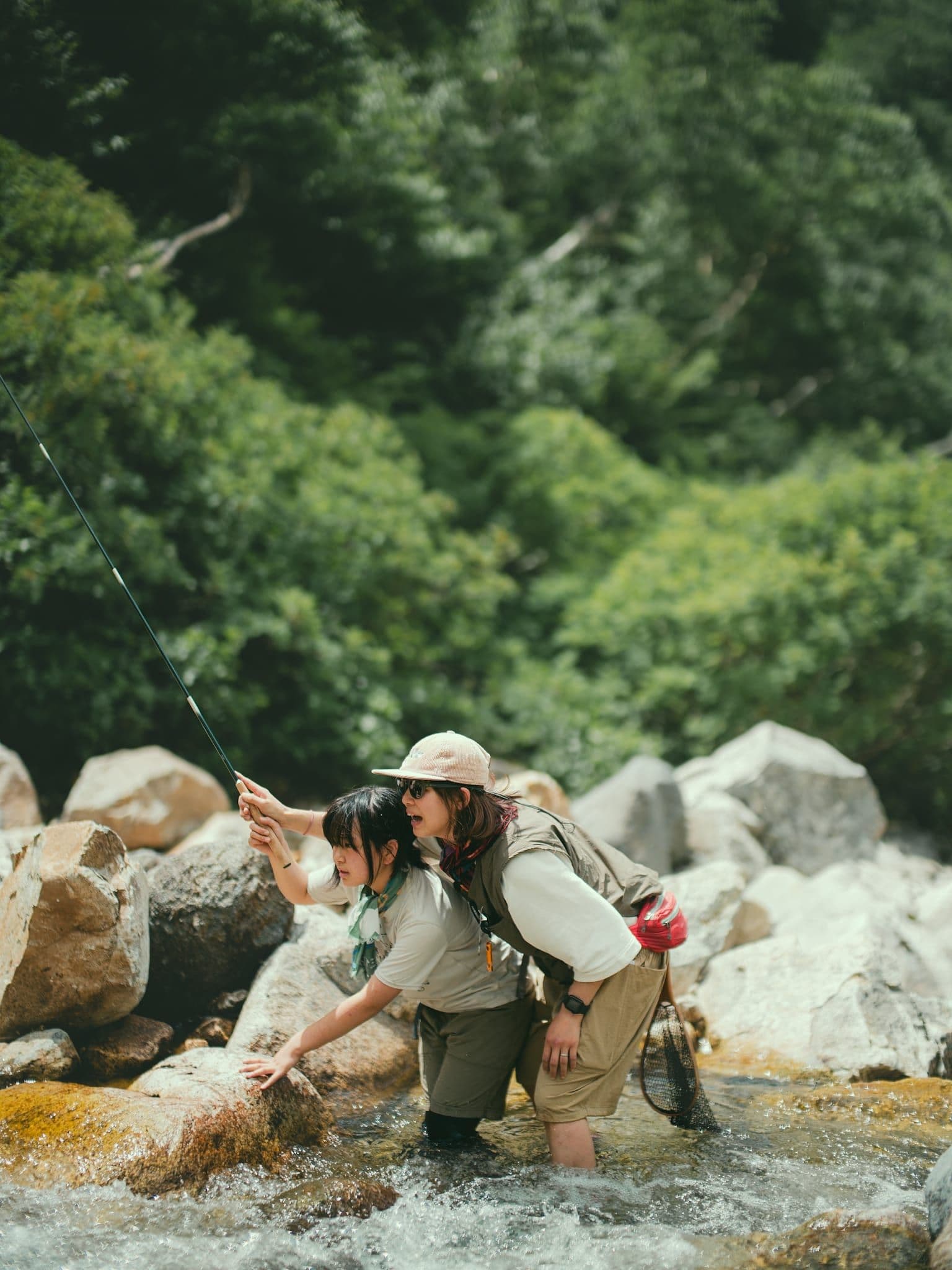 黒部源流での釣り