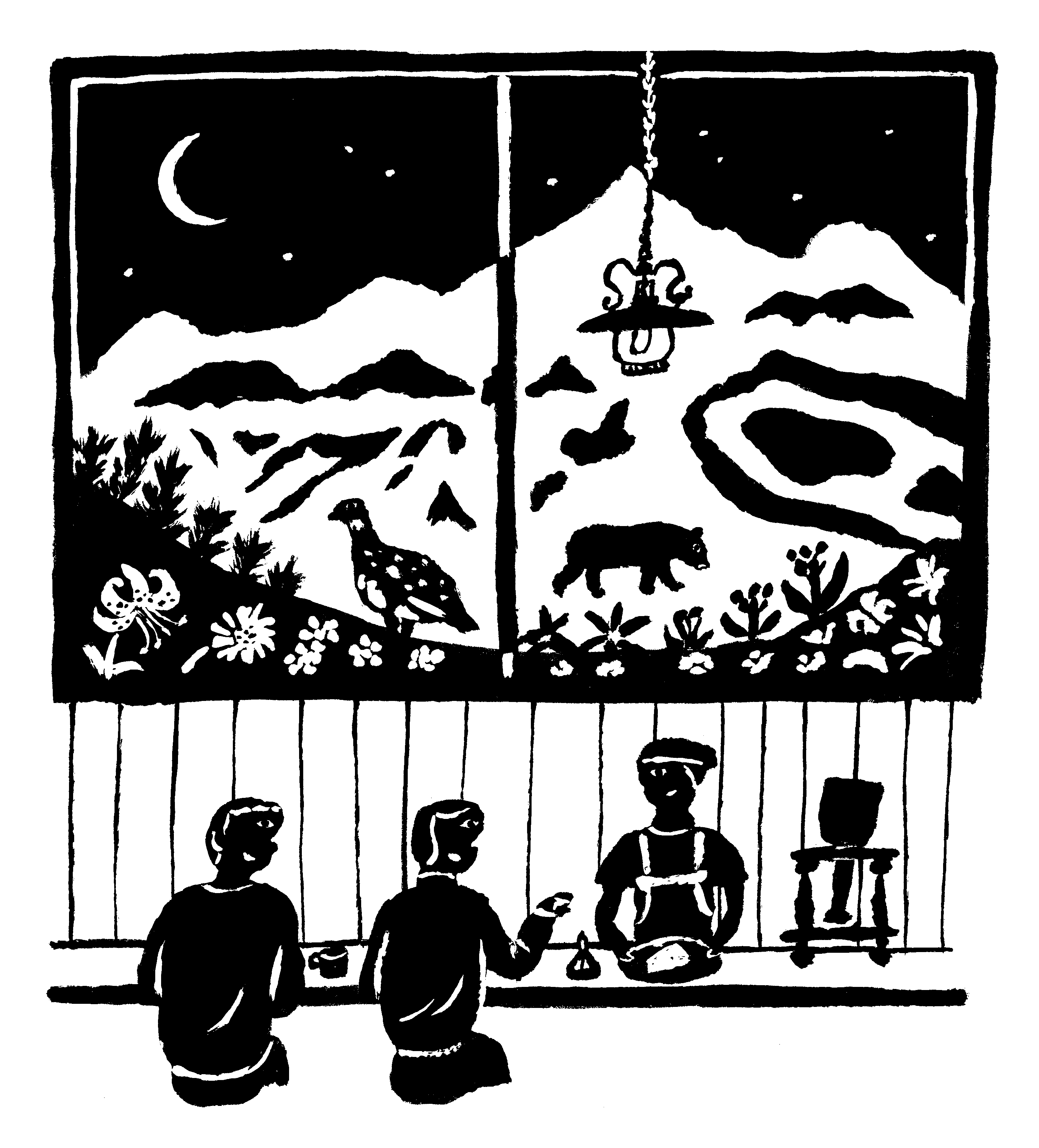 三俣山荘 アクセントイラスト