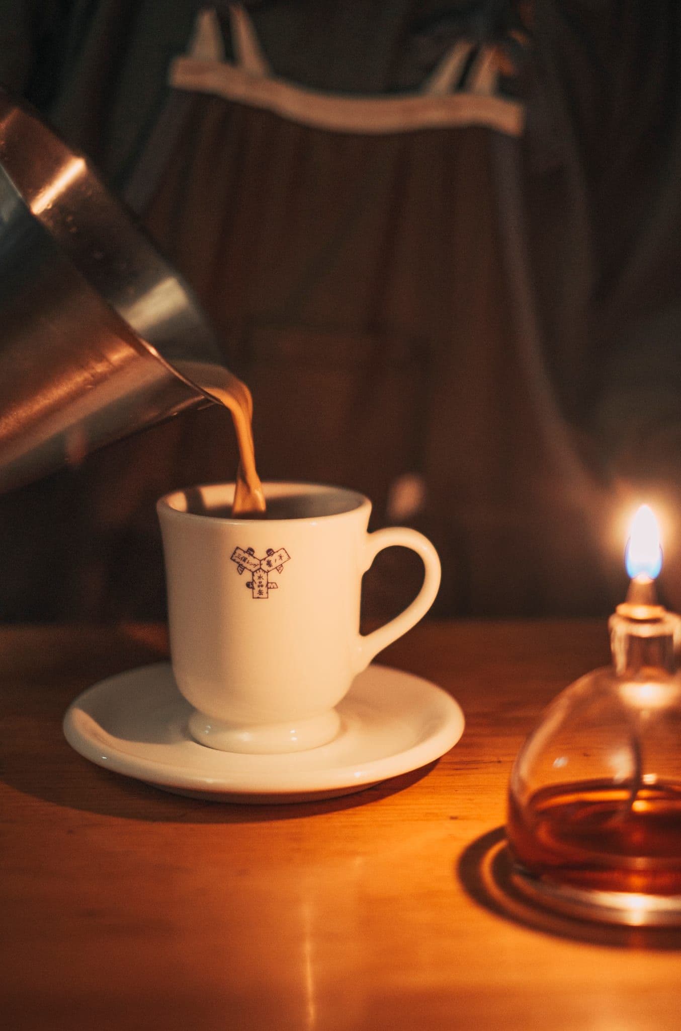 サイフォンコーヒーとスパイスチャイ