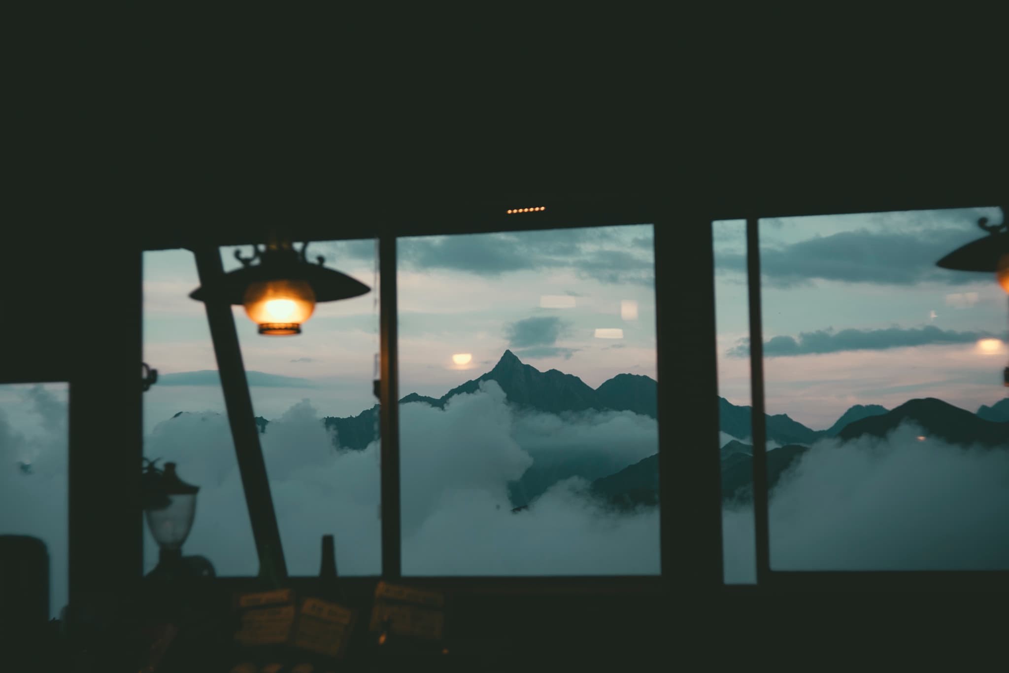 展望食堂からの眺め