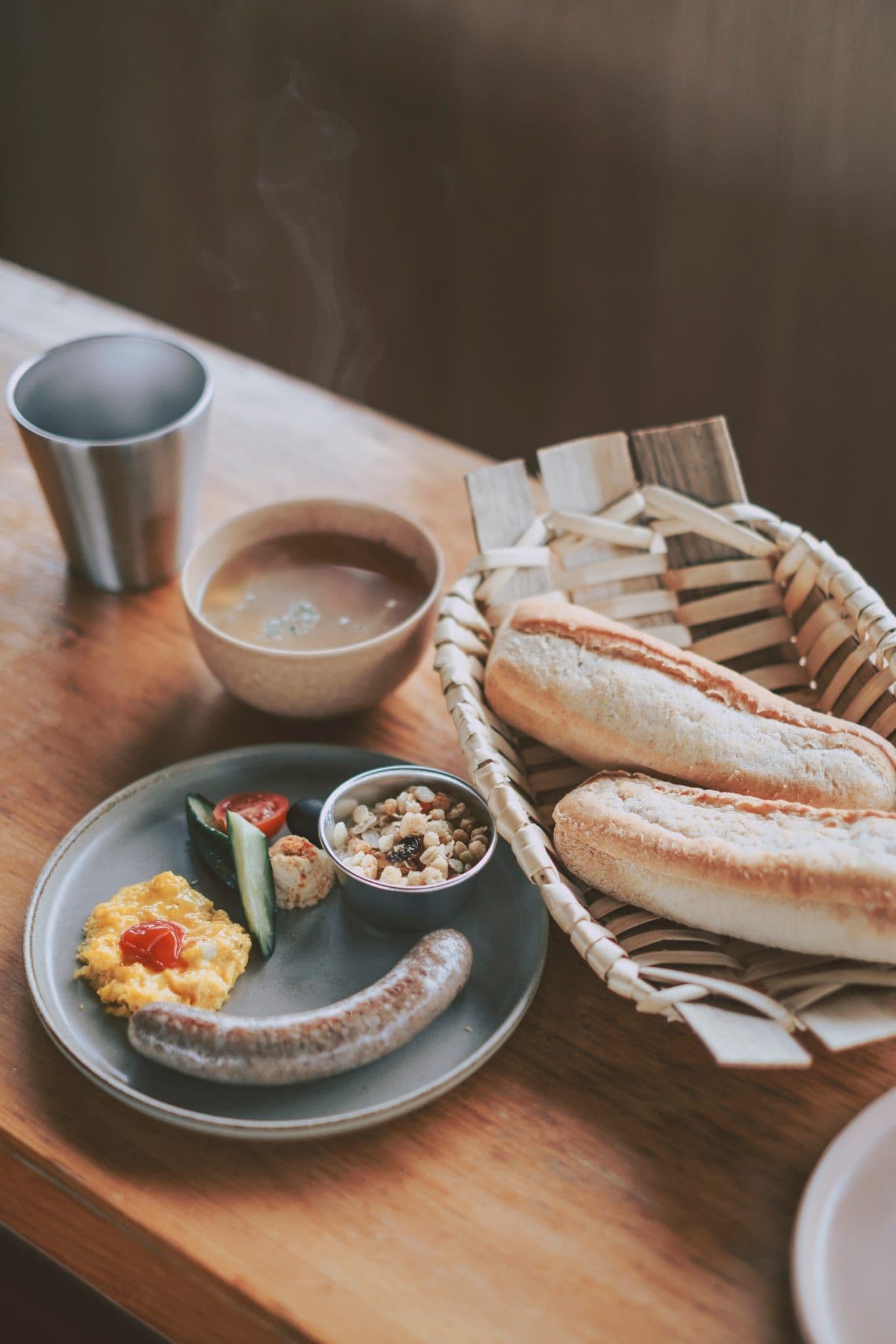 三俣山荘の朝食