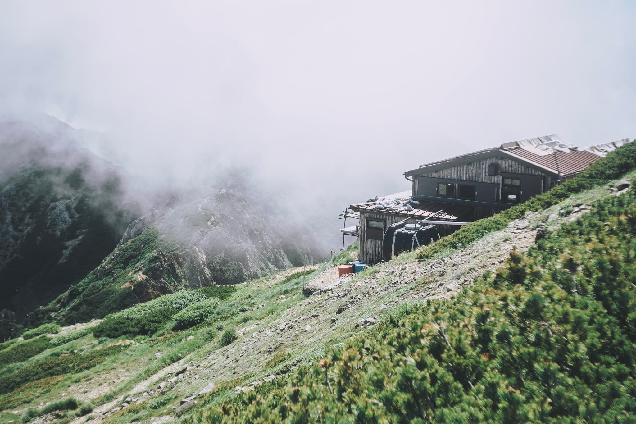 水晶小屋 風景