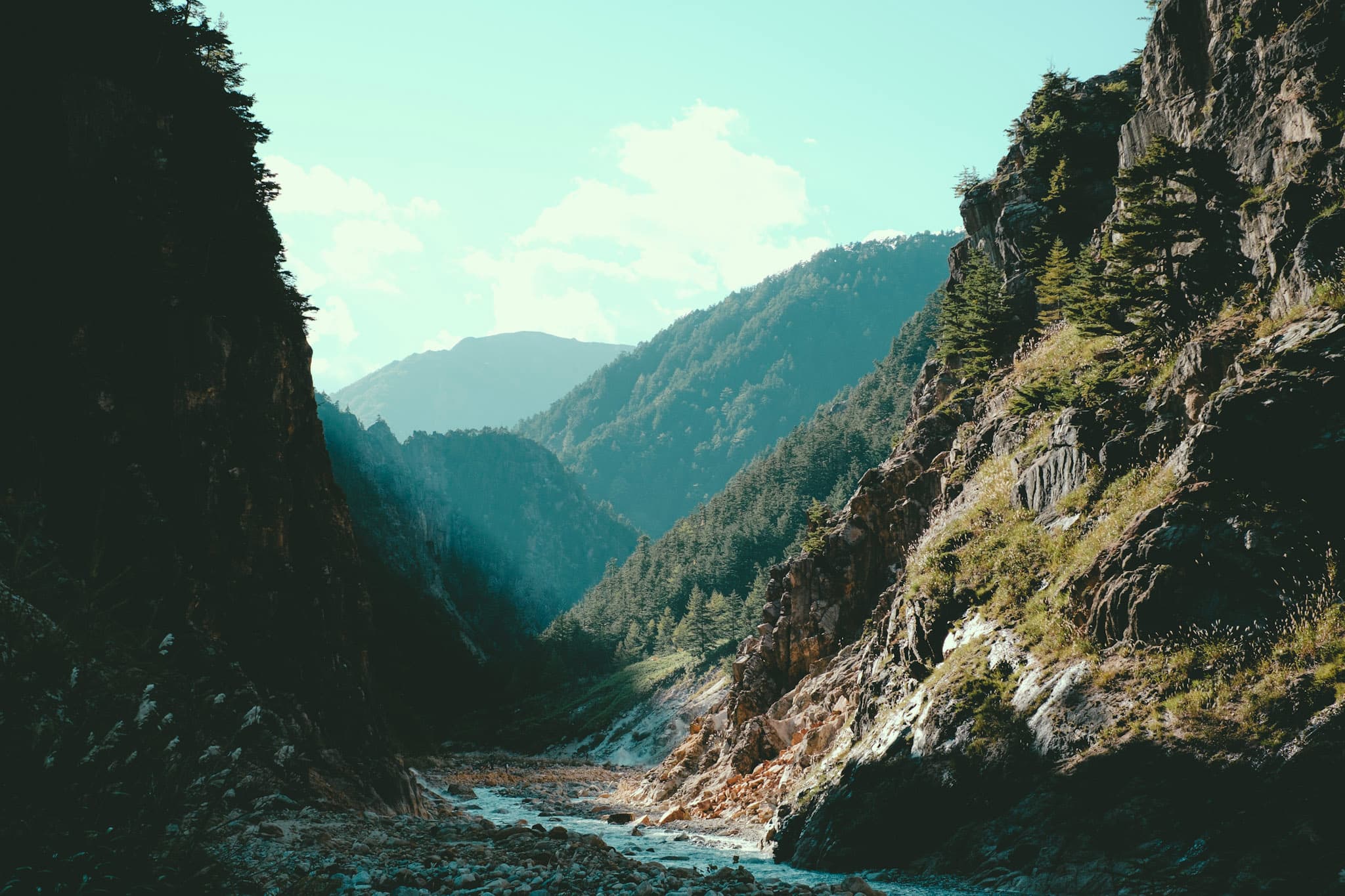 湯俣山荘 風景