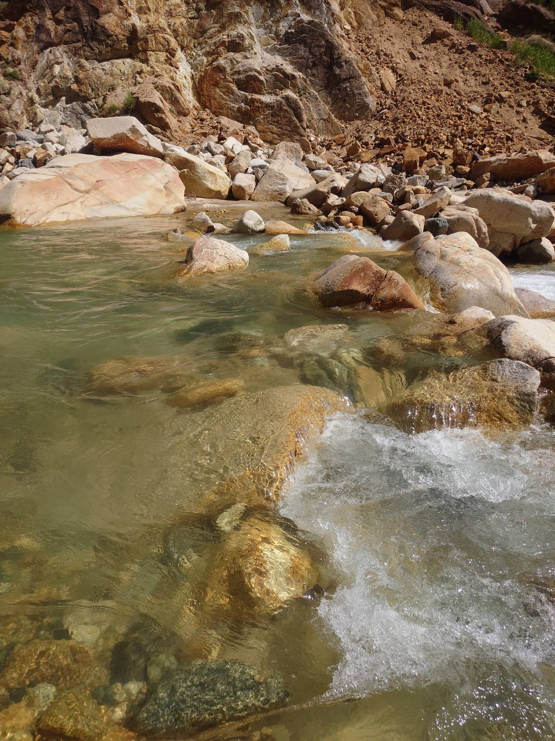 二ノ沢の渡渉点